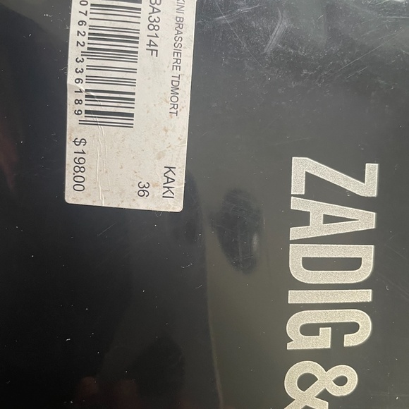 Zadig & Voltaire Skull Bikini Bandeau Set. Size S –US size 4. Retail $198. - Picture 6 of 8